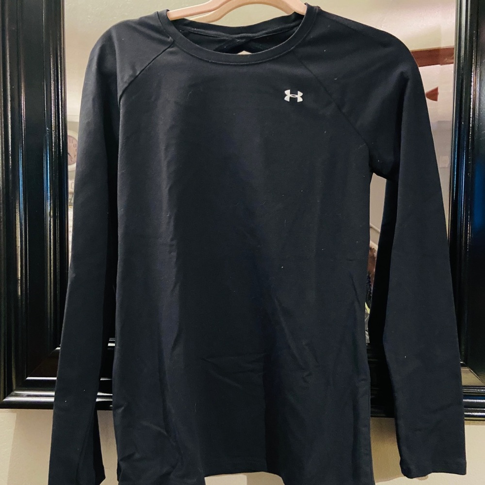 Under Armour Heat gear open back long sleeve.